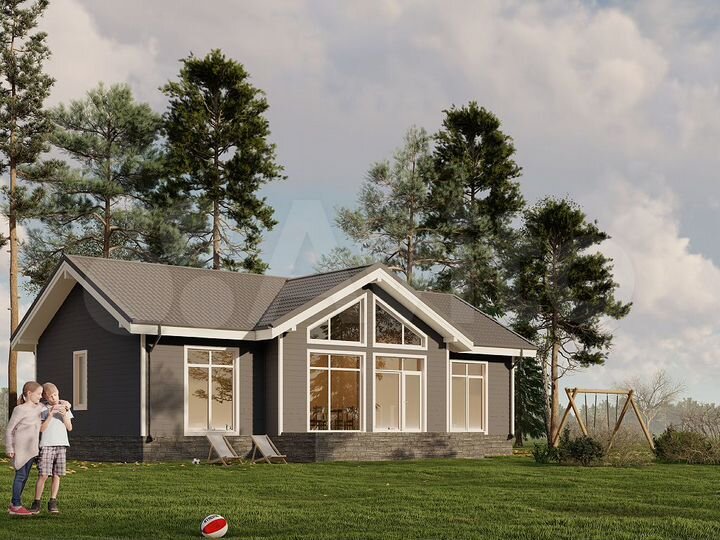 Дом 115 м² на участке 6,2 сот.