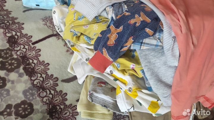 Детская одежда для мальчиков 80 86 пакетом