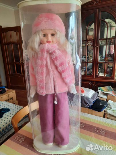 Кукла большая шагающая рост 80см и мягкие игрушки