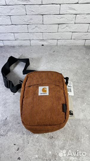 Вельветовая Барсетка