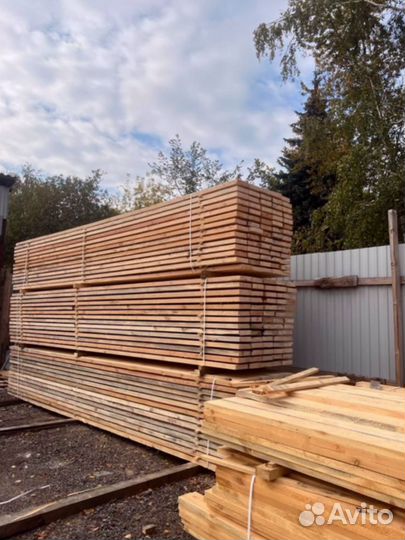 Доска обрезная 40х100х6000мм