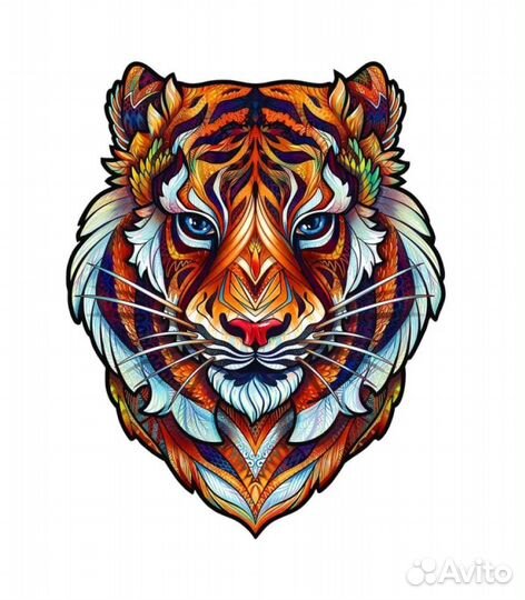 Фигурный пазл Unidragon, Милый Тигр, размер Royal