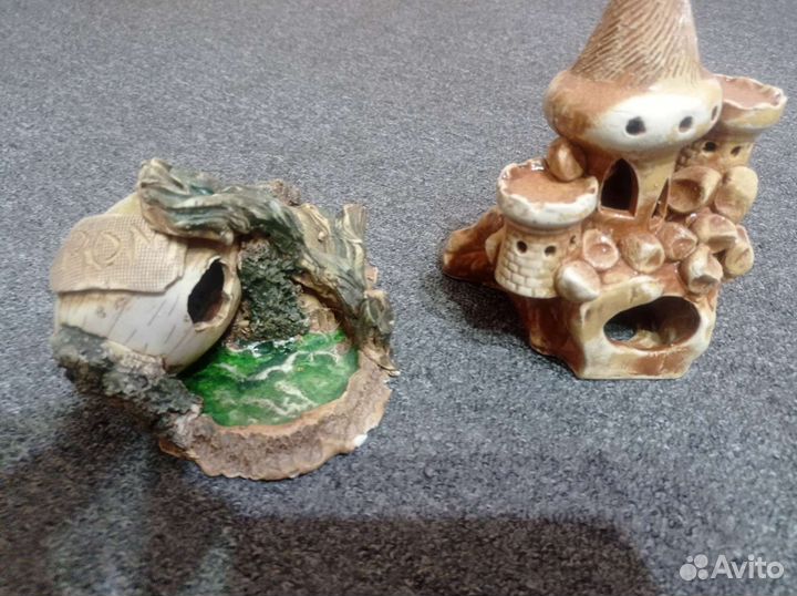 Грунтоочиститель. Аквариум отсадник. Декор