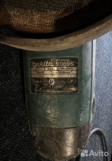 Ушм болгарка 230 makita 9069s