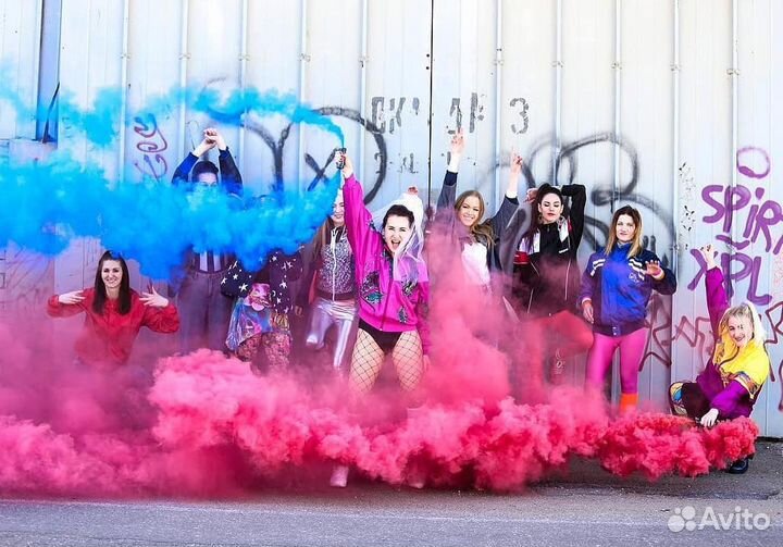 Сaлюты /фейeрверки, Цветной дым гендерпати