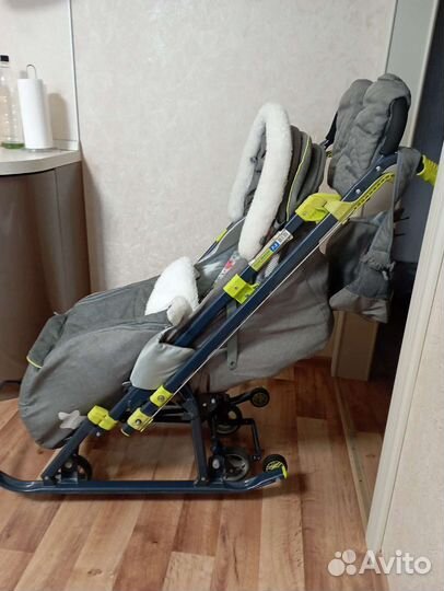 Детские санки коляска