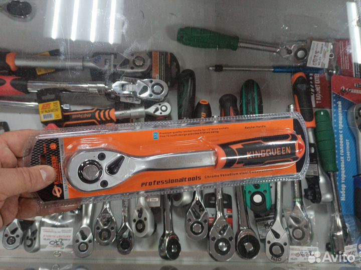 Трещотка 1/2 72 зуба Профи Kingqueen