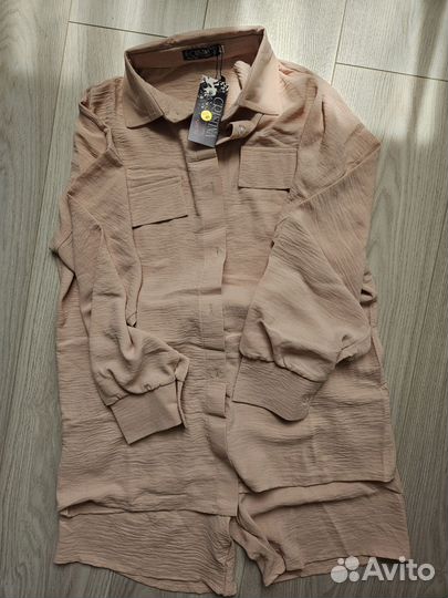 Летний женский костюм с шортами