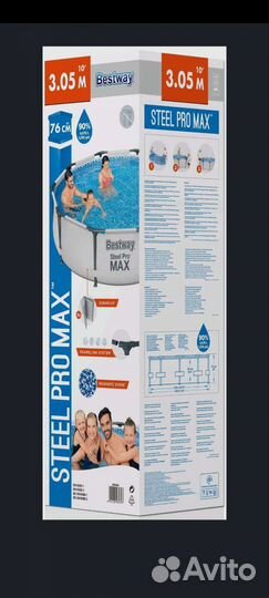 Каркасный бассейн новый