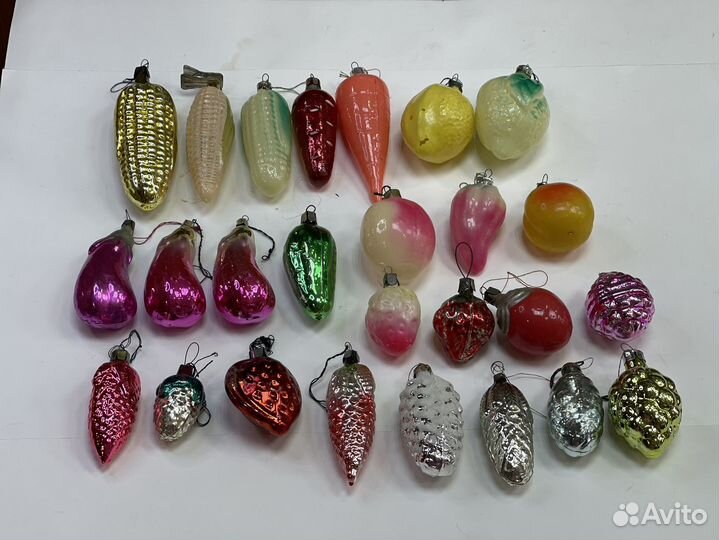 Елочные игрушки СССР винтаж