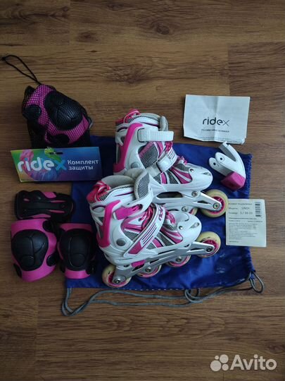 Роликовые коньки детские раздвижные