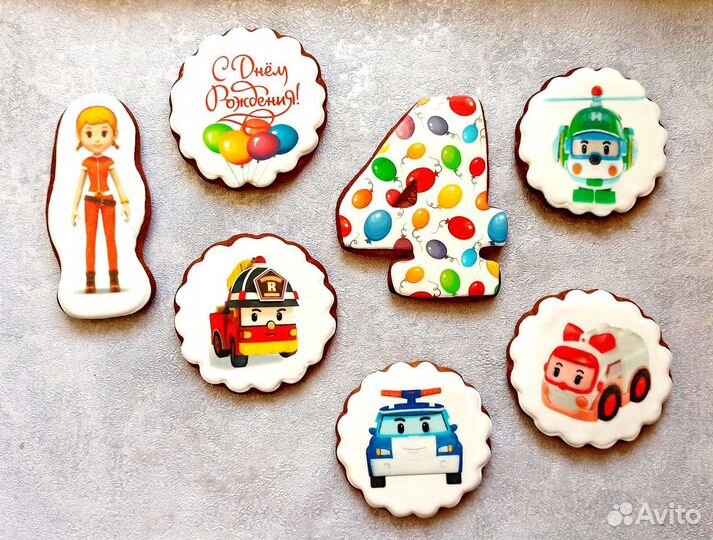 Имбирные пряники и печать на сахарной бумаге