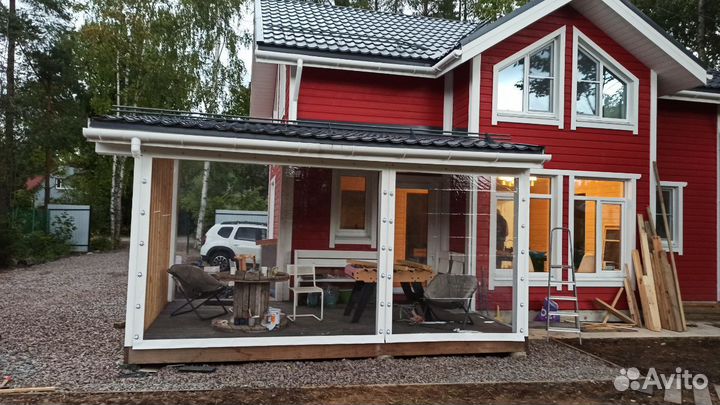 Мягкие окна на беседку, веранду или террасу