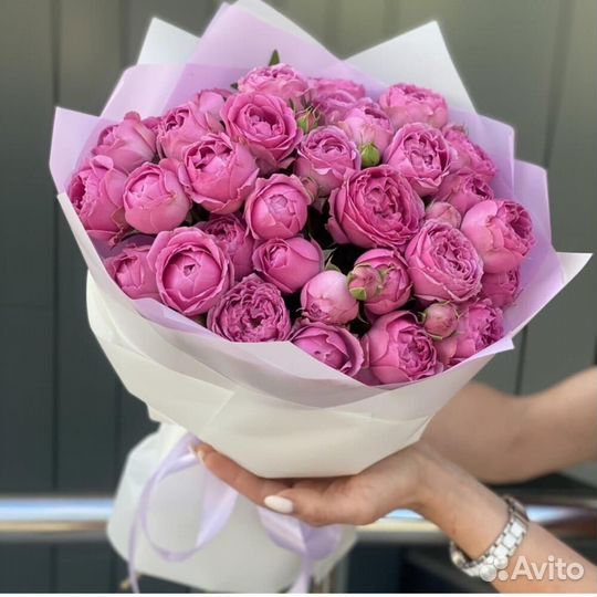 Букет Пионовидных роз Мисти