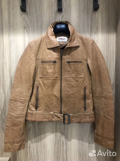 Куртка кожаная