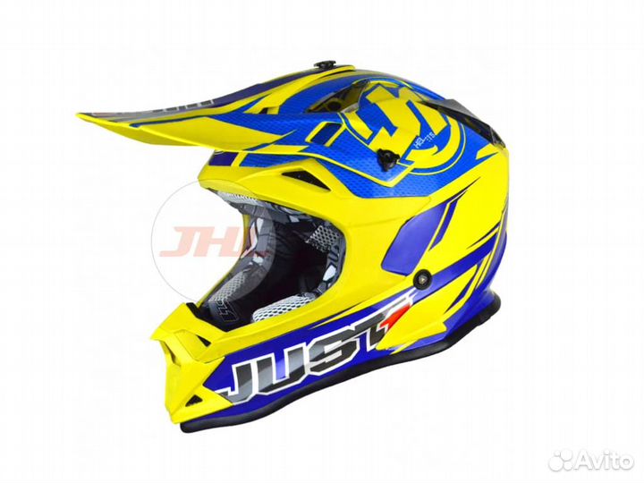 Мотошлем just1 J32 PRO (Жёлтый, L)