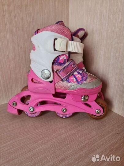 Роликовые коньки детские раздвижные, размер 26-29