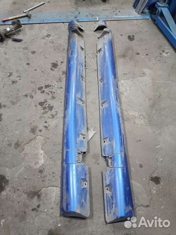 Накладки на пороги опель астра G bertone