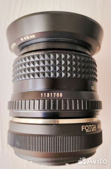 Minolta MD W.Rokkor 28 mm f/ 2.8 + переходник 4/3