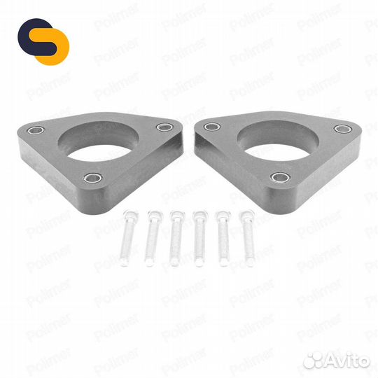107-15-008/30 - Проставки увеличения клиренса передних стоек genesis - полиуретан 30 мм