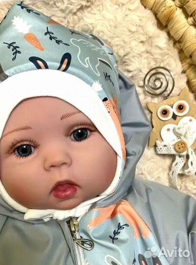 Набор на выписку для новорожденного зимний (серый)