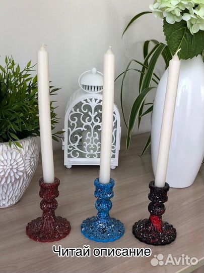 Подсвечник из гипса