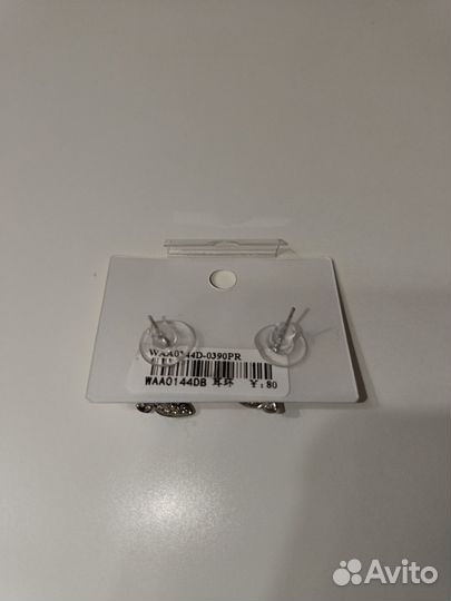 Серьги бабочки