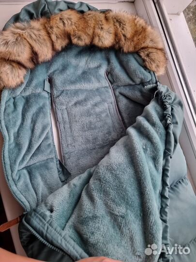 Зимний конверт в коляску