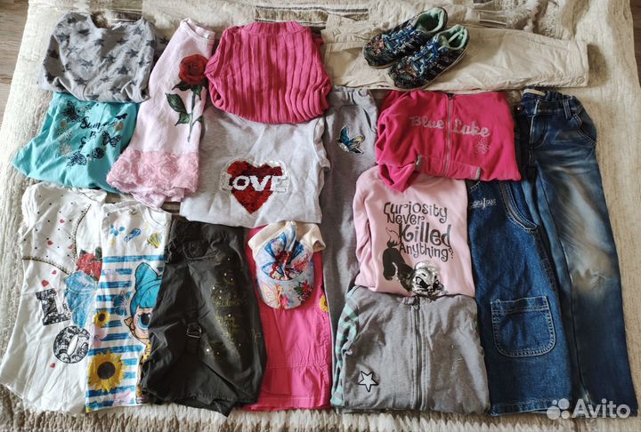 Вещи пакетом на 7-9 лет