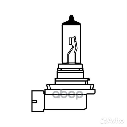 Лампа 12 В H11 55 Вт галогенная Vegas AVS A7815