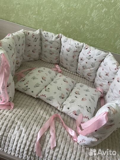 Бортики в кроватку