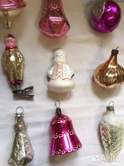 Елочные игрушки СССР одним лотом