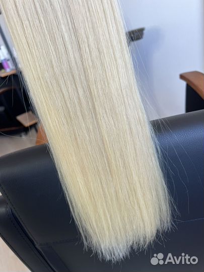 Волосы для наращивания 60 см блонд