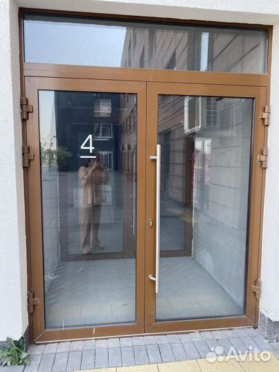 Дверь алюминиевая пвх входная бу