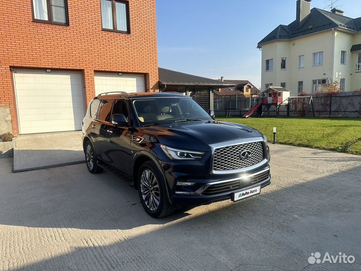 Infiniti QX80 5.6 AT, 2018, 73 000 км