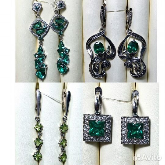 Серебряные серьги