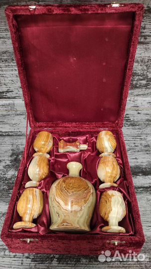 Набор подарочный из оникса новый