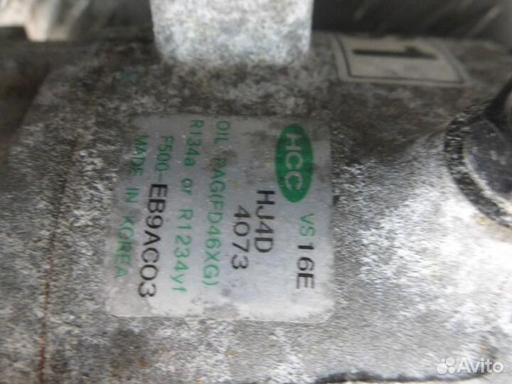 Компрессор системы кондиционирования Hyundai Santa