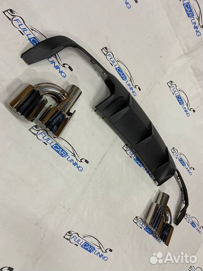 Диффузор заднего бампера Mercedes w204 c204