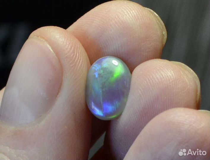 Опал Австралия получерный вспышка