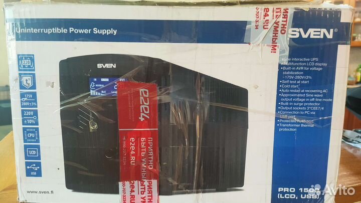 Неисправный ибп Sven Pro 1500