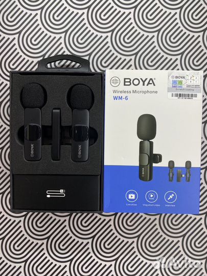 Петличный микрофон boya