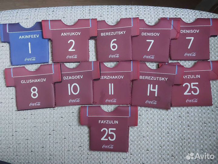 Мини футболка на бутылку сувенирная от Coca-Cola