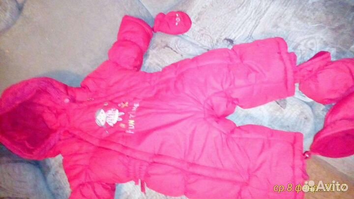 Зимний комбинезон для девочки