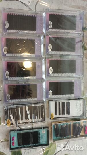 Реснички для наращивания,пинцеты,расходники