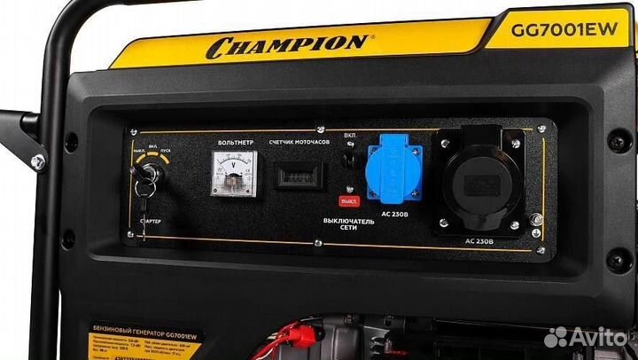 Генератор бензиновый champion GG 7001EW GG7001EW