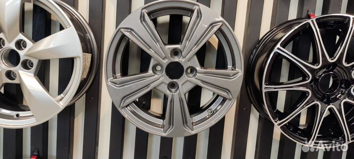 Khomen KHW1502 6,0х15 4x100 ET50 DIA 60,1 gray