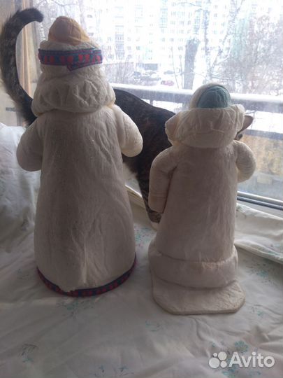 Дед мороз и снегурочка под елку СССР