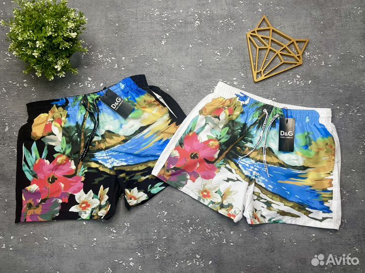 Шорты для плавания мужские пляжные dolce gabbana