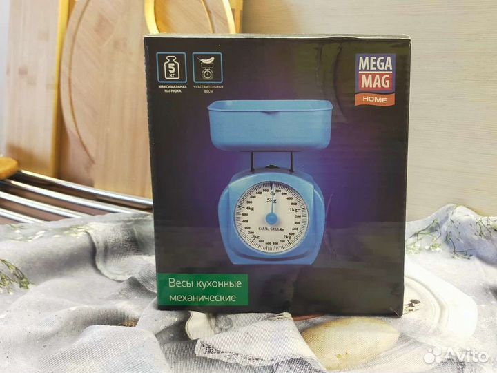 Кухонные весы механические новые до 5кг